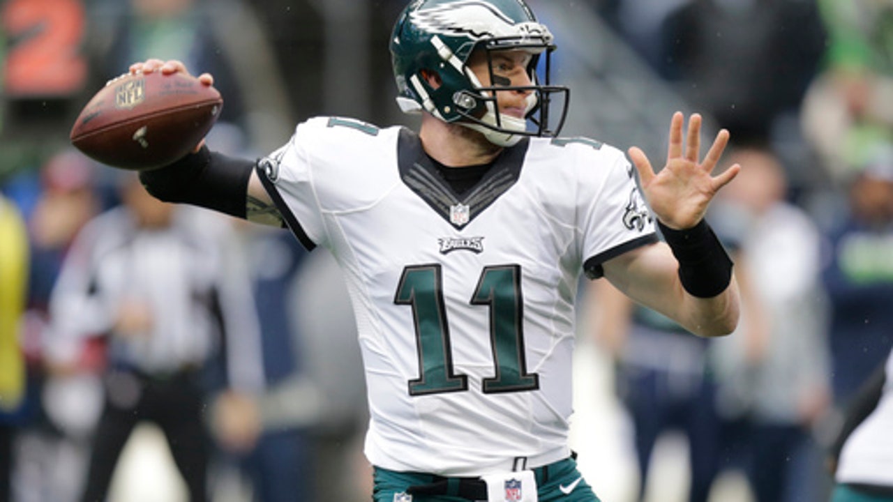 Carson Wentz progressing despite drop-off in production